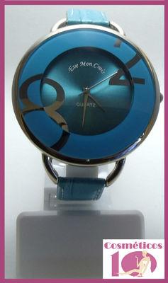 Foto Reloj Eve Mon Crois Mujer Azul Quartz  Piel-mod.k1614