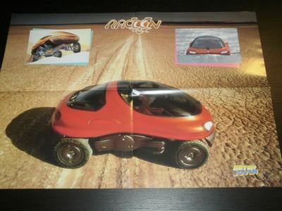 Foto Renault Racoon Concept Car - Poster Affiche Spanish Magazine - 2883 foto 331231