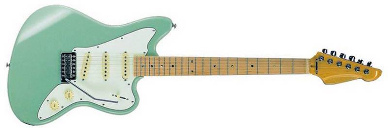 Foto Rochester R-M10 GR Verde. Guitarra electrica cuerpo macizo de 6 cuerda foto 345934