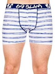 Foto Ropa interior 69 Slam Stripes Blue Fitted Fit Boxershorts foto 632062