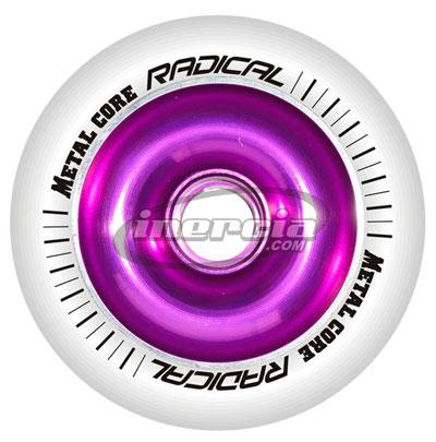 Foto Rueda metal core blanco-violeta 100mm foto 147243