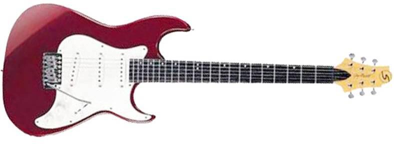 Foto Samick guitarras MB-1 R Rojo. Guitarra electrica cuerpo macizo de 6 cu foto 149064