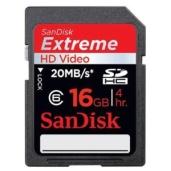 Foto SanDisk eXtreme HD Video 16GB SDHC 20MB/s foto 6356