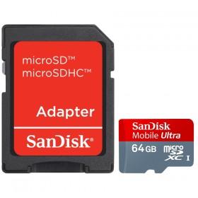 Foto SanDisk Mobile Ultra Tarjeta de Memoria Micro SDXC con adaptador SD, 64 GB, 3... foto 6364