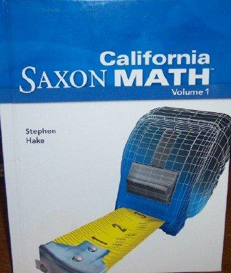 Foto Saxon Math Intermediate 5 California: Student Edition Vol. 1 2008 foto 245576