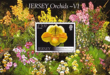 Foto Sello de Jersey 84 Orquideas de Jersey foto 270321