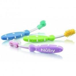 Foto Set de cepillos de dientes nuby 3m+ foto 380027