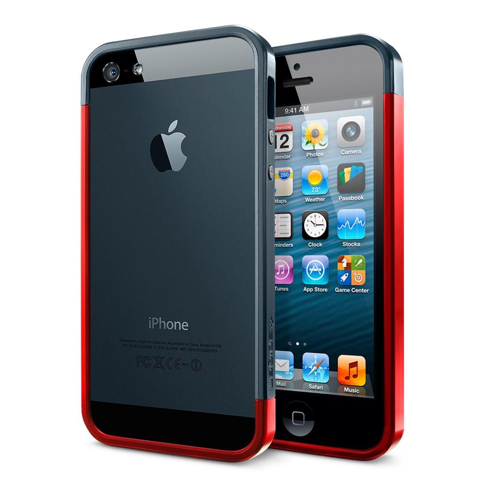 Foto SGP Spigen iPhone 5 Case Linear EX Metal Red foto 503028