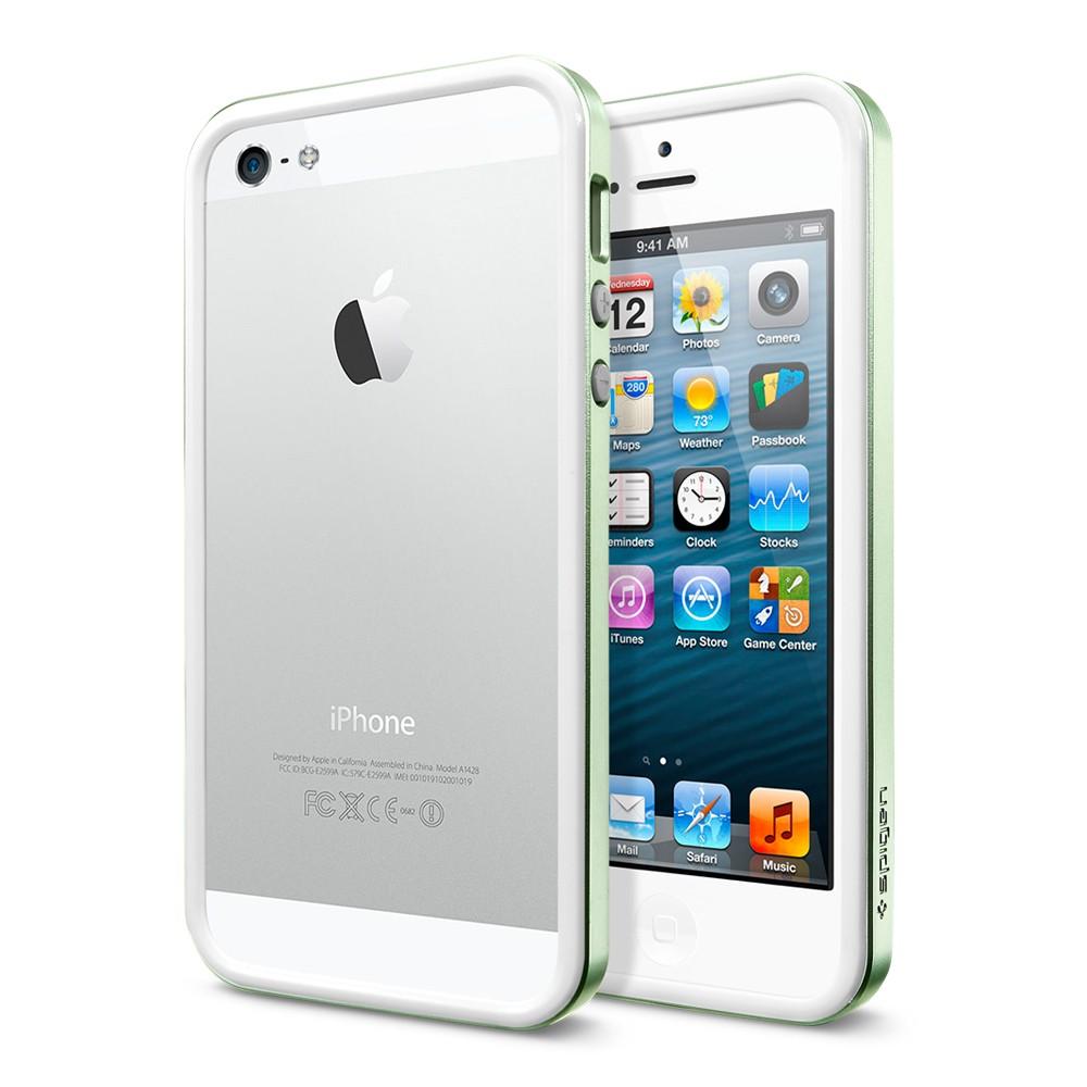Foto SGP Spigen Neo Hybrid EX Slim Metal Green iPhone 5 Case foto 482321