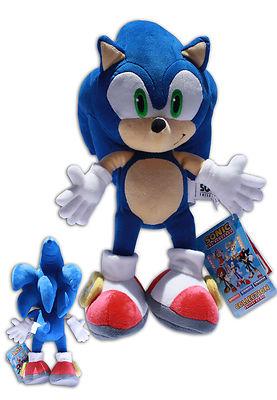 Foto Sonic The Hedgehog 34cm X Muñeco Peluche Azul Videojuego Sega Erizo Azul Calidad foto 962459