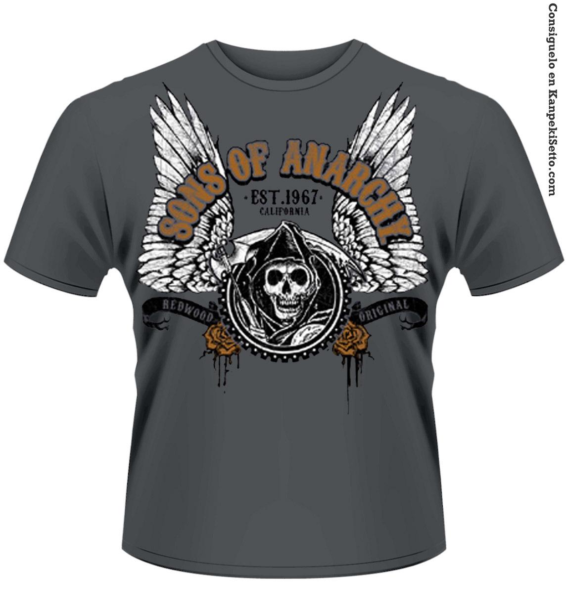 Foto Sons Of Anarchy Camiseta Winged Reaper Talla Xl foto 442041