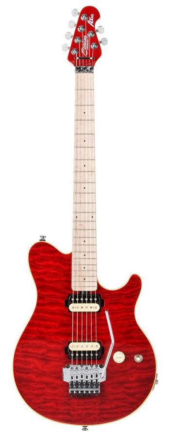 Foto Sterling By Musicman Ax40Tr Transparent Red Guitarra Electrica Transparent Red foto 772000