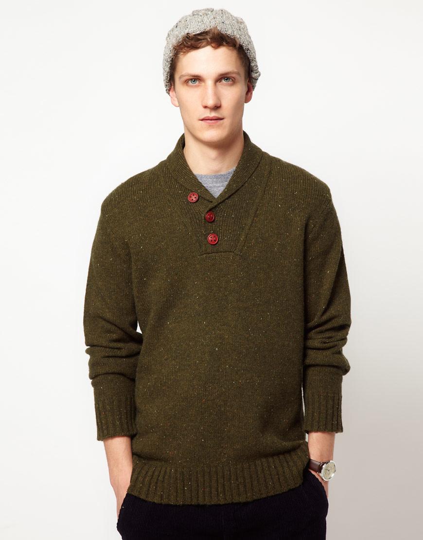 Foto Suéter con cuello esmoquin de Suit Verde foto 824223