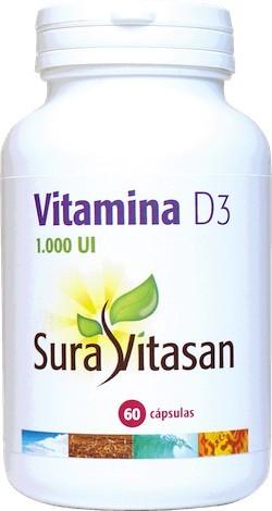 Foto Sura Vitasan Vitamina D3 60 cápsulas foto 515403