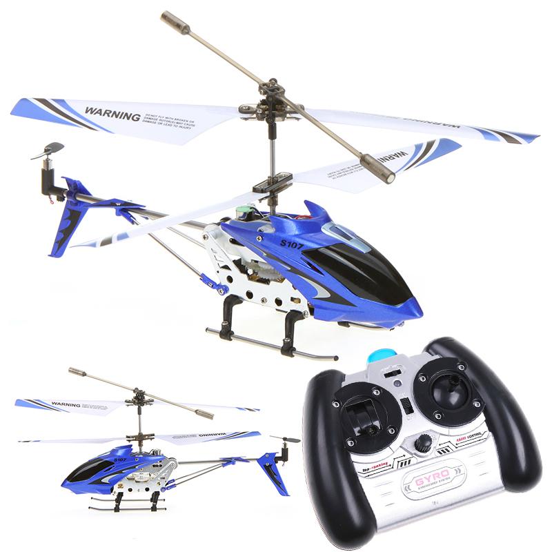 Foto Syma S107G Mini 3.5 Channel Infrared RC Helicopter with Gyro Blue foto 465283