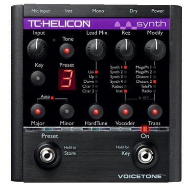 Foto TC Helicon VoiceTone Synth Voice Effects Table MicrophonPedal foto 431565