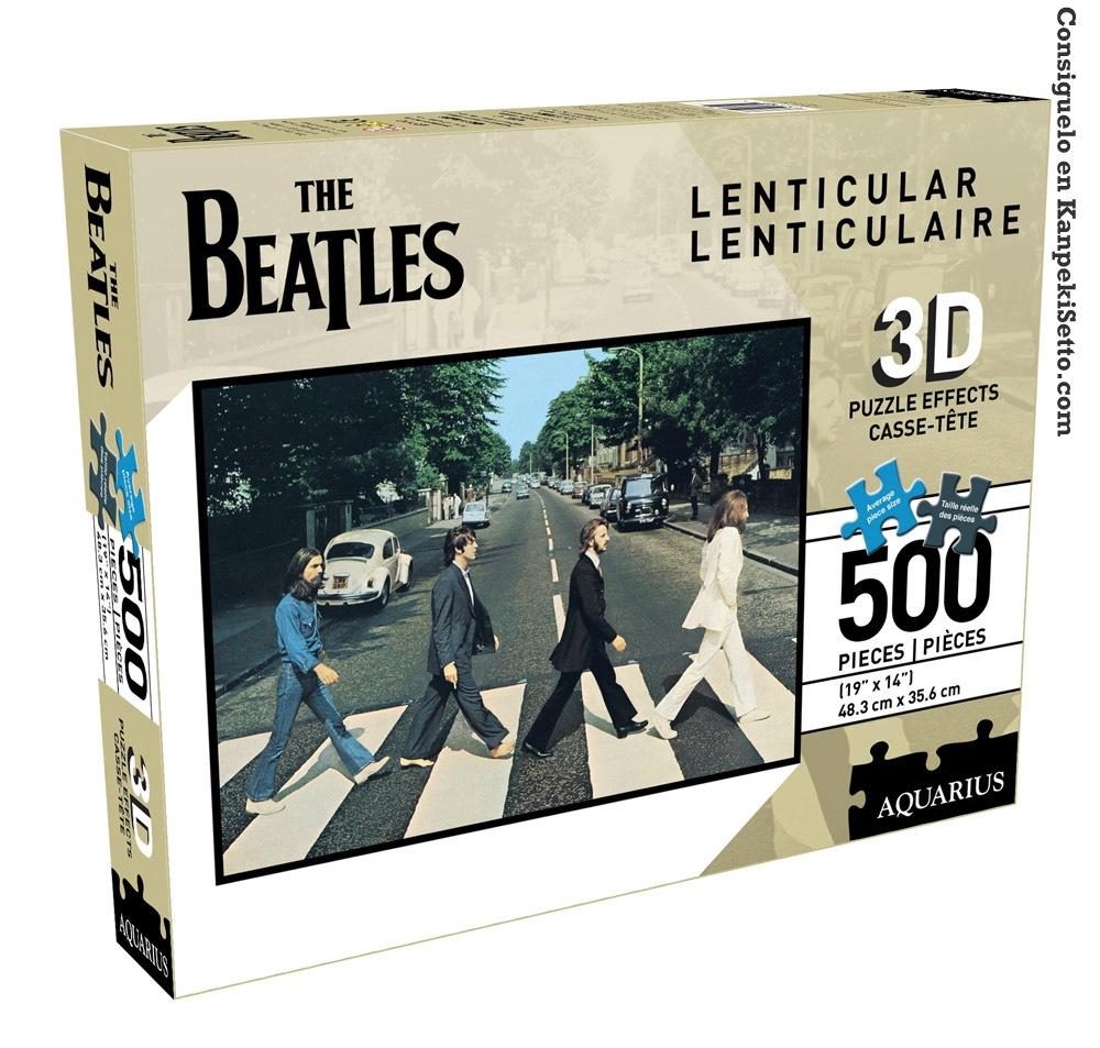 Foto The Beatles Puzzle Efecto 3d (500 Piezas) Abbey Road foto 402810