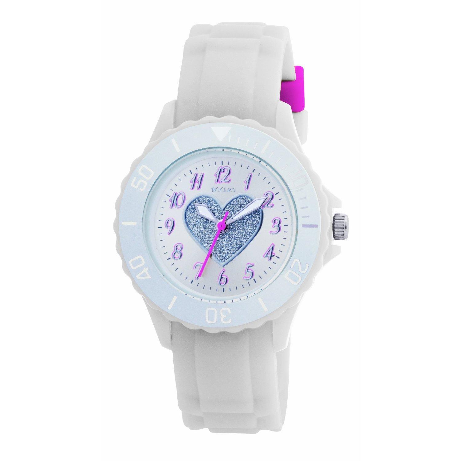 Foto Tikkers TK0034 Girls White Rubber/Silicone Strap Watch with Glitte ... foto 881747