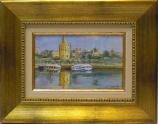 Foto Torre del Oro | Pinturas de sevilla en óleo sobre tabla foto 795967