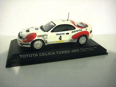 Foto Toyota Celica Turbo 4wd (1992) C. Sainz - L. Moya (1/43) - Altaya  (no Blis Ter) foto 918629