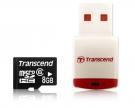Foto Transcend tarjeta memoria micro secure digital sd 8gb TS8GUSDHC4-P3 + foto 673694