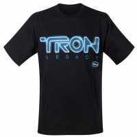 Foto Tron Legacy :: T-shirt - Logo [size Xl] - Schwarz :: Tshirt foto 222654
