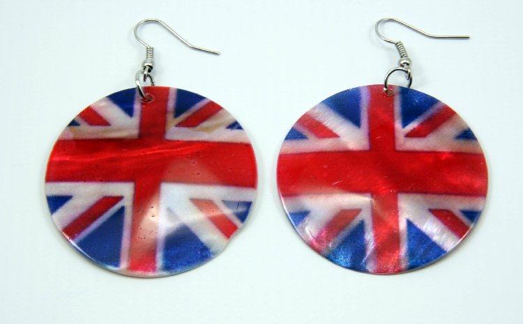Foto Union Jack Shell earrings