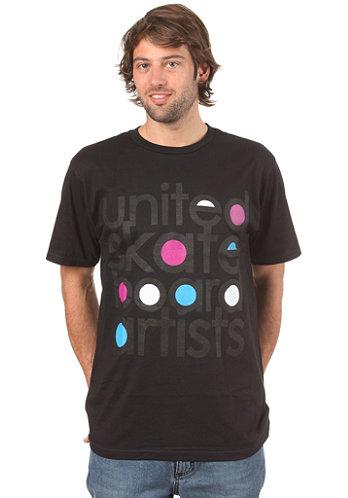 Foto United Skateboard Artists Century S/S T-Shirt black/white b . blue fuchsia black foto 281825