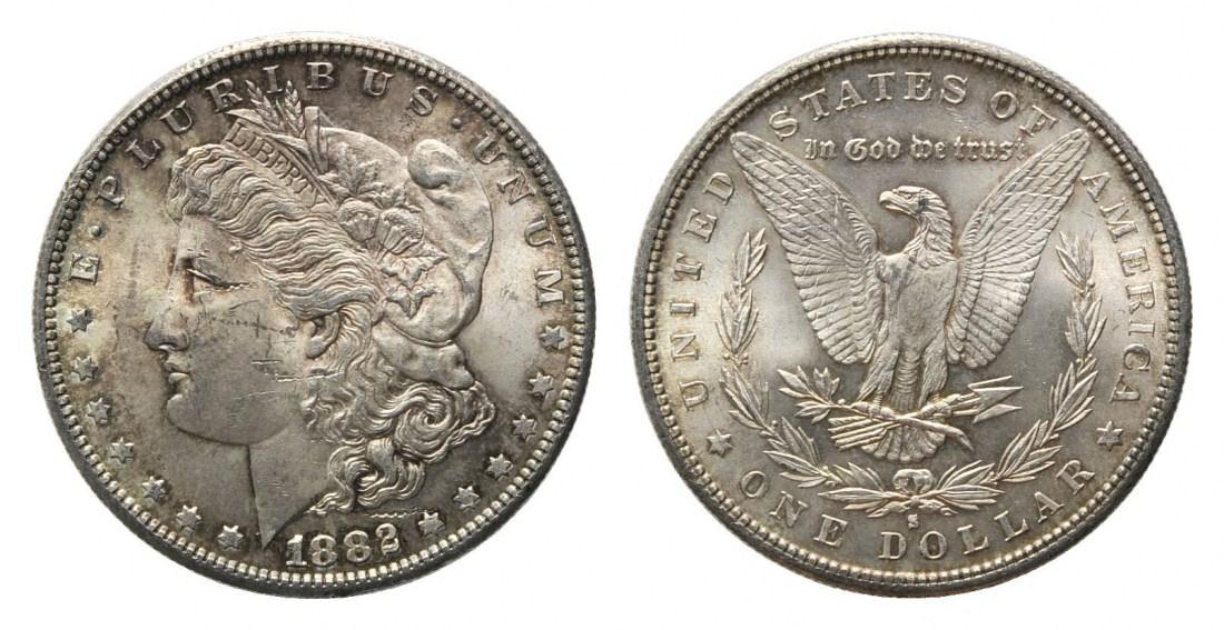 Foto Usa, Morgan-Dollar 1882 S, San Franscisc, foto 221836