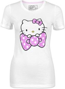 Foto Vans Dot Hello Kitty Bow W camiseta blanco rosa L foto 555774