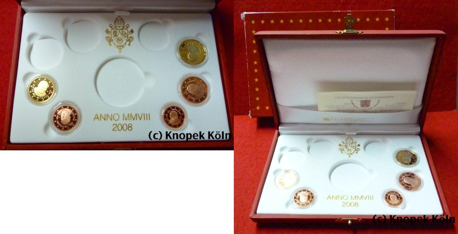 Foto Vatikan Euro-Kursmünzensatz Kms 2008 foto 331912