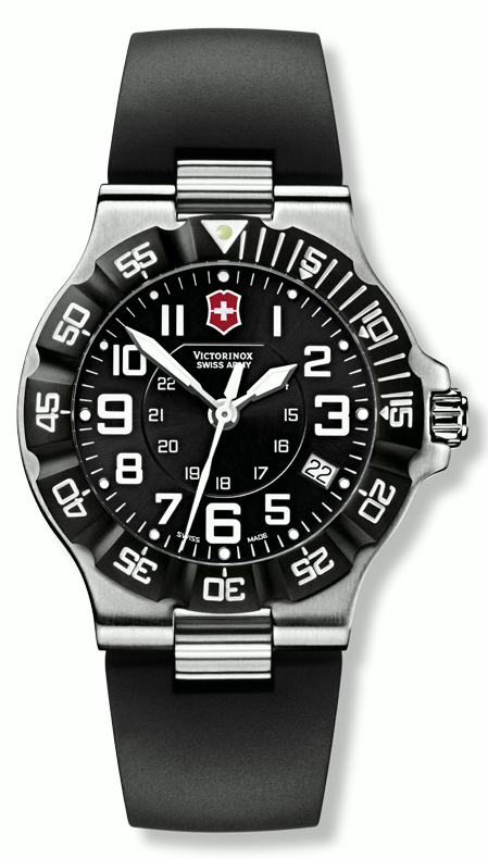 Foto Victorinox Swiss Army Mens Summit XLT Stainless Watch - Black Rubber Strap - Black Dial - 241343 foto 68961