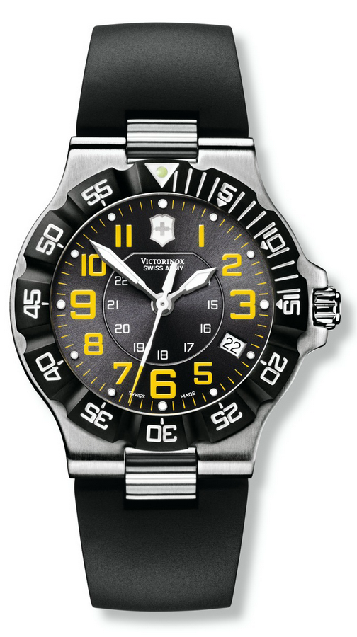 Foto Victorinox Swiss Army Mens Summit XLT Stainless Watch - Black Rubber Strap - Black Dial - 241412 foto 98363