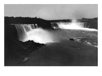 Foto Vinilos decorativos Bird's-Eye View of Niagara Falls de George Barker, 81x61 in. foto 631986