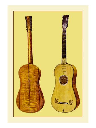 Foto Vinilos decorativos Guitar by Antonius Stradivarius, 81x61 in. foto 855815