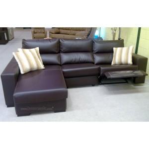 Foto VIOLETA sofa 3pl con 1 relax y chaiselong derecho bongo 84