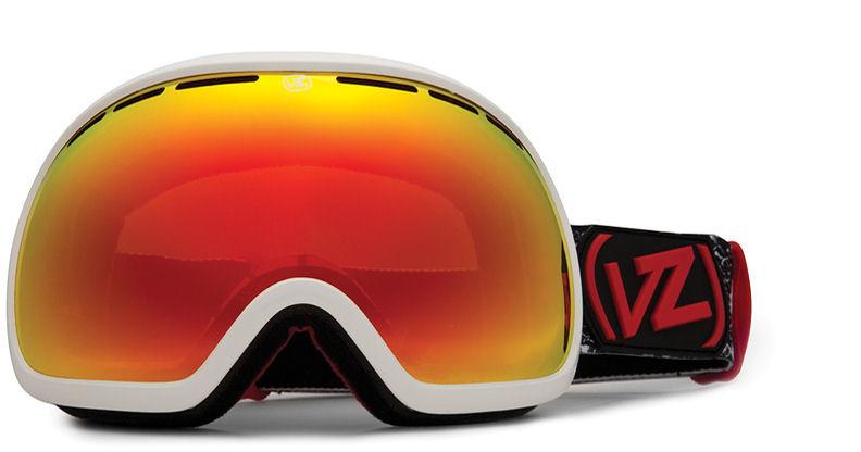 Foto Von Zipper Fishbowl Snowboard Goggles - White Gloss / Fire Chrome foto 567235