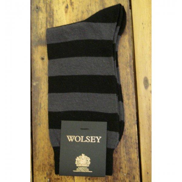 Foto Wolsey Block Stripe Bamboo Socks, Black foto 807623
