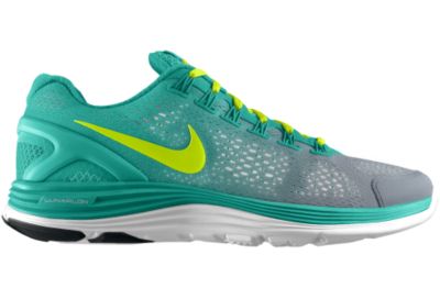 Foto Zapatillas de running Nike LunarGlide+ 4 iD – Mujer - Verde - 5.5 foto 464